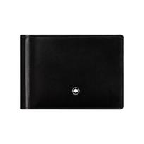 Montblanc Meisterstück dvigubo lankstymo odinė piniginė Vyriška piniginė Juoda 5525 Basic Set (Bag+Dust Bag)