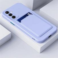 Kortelių laikiklis Silikoninis telefono dėklas Samsung Galaxy A55 A35 A54 A34 A25 A15 A54 A16 A26 A36 A56 A05S 4G 5G 5 G Atsparus smūgiams Funda Galaxy A36