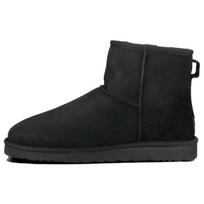 UGG Classic Mini Fleece Lined Snow Boots Black Men's 1002072-BLK EU 41 black