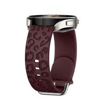 Dirželis Samsung Galaxy watch 8/7/6/5/4/classic/5 Pro Apyrankė Leopardas Graviruotas Silikoninis apyrankės correa Galaxy watch 7 Dirželis Galaxy 5 40mm 44mm black