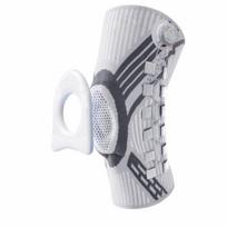 Elastinis mygtukas kelio apsaugos Neslystanti sportinė kelio atrama Profesionali kelio atrama Krepšinis XXL white