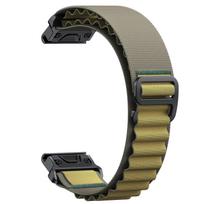 Silikoninis laikrodžio dirželis Garmin Instinct 2X Solar QuickFit 26 mm 22 mm, skirtas Garmin Fenix 6X 6 Pro 5X 5 Plus 7X 7 apyrankė Quick fit 22mm gelsvai ruda