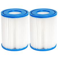 Vandens filtras 58094 vandens filtro kasetei, 530/800 gal. filtro siurbliui, HEPA filtras Intex A B, 10,6x13,6cm white