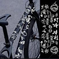 Animacinių Grafičių Dviračio Lipdukai Dviračio Rėmo Viršutiniam Vamzdžiui Pasidaryk Pats Atspindintys Vandeniui Atsparūs Dviračių Lipdukai Road Bikes Rėmo Lipdukas