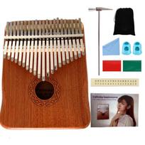 Kalimba Musical Instrument: 17/21-Key Thumb Piano for Adults & Kids
