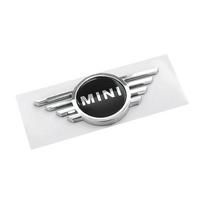 ABS Automobilio Priekinė Lipduko Logotipo Galinis Emblemos Ženklelis Mini Cooper JCW F55 F56 F60 Countryman Clubman Automobilio Aksesuarai 14.3CM/11.3CM czujm33 gray