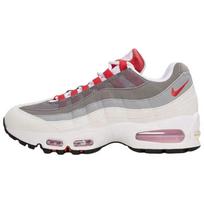 Nike  Air Max 95 Big Bubble - White Light Crimson Women Sneakers Grey Light-Crimson-Pink-Rise-Wolf-Grey-Light-Charcoal-Medium-Grey HJ5996-101 38 gray
