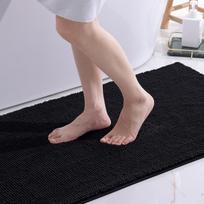 Olanly Chenille Bathroom Mats Ultra Soft Absorbent Bath Non-slip Rugs Washable Shower Mats Thick Plush Microfiber Floor Carpets 50x80cm balta