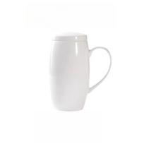 700ML, Kaulinio porceliano didelis kavos puodelis, Keraminis puodelis arbatos laikui, Didelis puodelis Kalėdinis puodelis Dovana, Porceliano didelis puodelis, Emaliuotas puodelis white