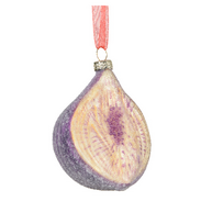 Stiklinis kalėdinis eglės žaisliukas FRUIT, įvairių sp., 4 rūšys, 4,8 x 7,5 x 8 cm, 1 vnt