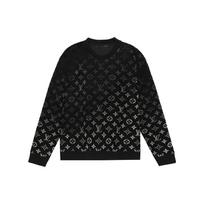 LOUIS VUITTON Gradientinis Monogramos Fil Coupe Džemperis 1AAU85 XS juoda
