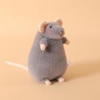 15/21 cm minkštas žaislas pelė ar žiurkė, pliušinis žaislas, minkštas pilkas, baltas, kreminis, mažas gyvūnas, lėlė ir pakabukas, kawaii draugas, dovana 21cm doll