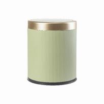 Odor-Sealing Kitchen Trash Can Press Type Living Room Dustbin Modern 12L Garbage Bin  Bathroom žalia