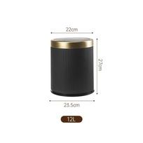 Odor-Sealing Kitchen Trash Can Press Type Living Room Dustbin Modern 12L Garbage Bin  Bathroom