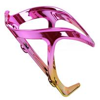 Ultra-Lightweight Bicycle Water Bottle Cage ODI PC1 Vacuum Coated Camo Cycling Accessory Road MTB Pink-Gold Gradient, 1pc