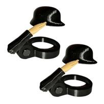 Beverage Cap Replacements 2Pcs Funny Soldier Helmet Bottle Caps, Plastic Beer Toppers for Standard Casual Drink Accessories Bottles, Reusable