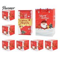 Christmas Gift Box Explosion for Money, Folding Bouncing Box, Unique Cash Pop Up Money Envelope Christmas, Birthday, Anniversary Festive Holder 6pcs raudona