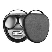 WiWU atsparus vandeniui išmanusis dėklas AirPods Max su ilgu tarnavimo laiku Nešiojimo krepšys AirPods Max Miego režimo ausinių apsauginis dėklas mėlyna