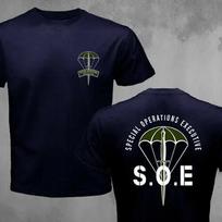Special Operations Executive SOE British World War  Special Force Recon Unisex Tshirt S blue