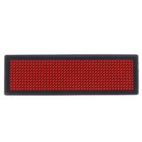 Four Colors Bluetooth Led Module Name Badge Diy Programmable Scrolling Message Board Mini Led Display Hd Diy Electronic Kit raudona