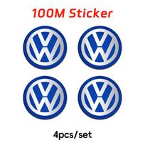 70/80/90/100/120mm Car Wheel Center Hub Cap Stickers For Volkswagen VW Golf Polo Tiguan Jetta Touran Passat Bora Beetle  xz0 Touareg