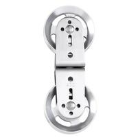 Directional Two-Roller Cable Pulley with Aluminum Body and Bearing Guide for Lat Pulldown, Triceps Pressdown, and Rowing Workouts Gear 1 white