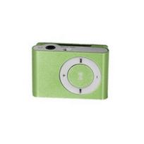 Mini nešiojamas USB MP3 grotuvas Mini Clip MP3 vandeniui atsparus sportinis kompaktiškas metalinis MP3 muzikos grotuvas su TF žalia