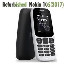 Atnaujintas Nokia Originalus Nokia 105 (2017 m) Mobilusis telefonas su 1/2 SIM kortelės lizdu Single SIM Simple Set mėlyna