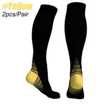 1 pora kompresinių kojinių 20–30 mmHg vyrams Moterims Geriausios kompresinės kojinės visą dieną, geresnė kraujotaka L-XL black