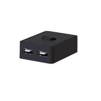 USB 3.0 komutatorius KVM komutatorius 1x2/2x1 dvikryptis bendras valdiklio skirstytuvas kompiuteriui, nešiojamam kompiuteriui, klaviatūrai, pelei, spausdintuvui USB 2.0 black