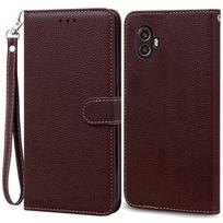 Piniginės dėklas Samsung Galaxy Xcover 5 dėklui SM-G736B Odinis atverčiamas dėklas Samsung Xcover 5 dėklui Coque Fundas Xcover 5 black