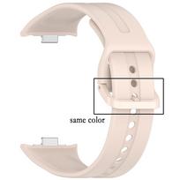 Silikoninis dirželis Redmi Watch 5, tos pačios spalvos sagtimi, laikrodžių apyrankės + laikrodžio dėklas, reguliuojama vienspalvė apyrankė Redmi Watch 5 For Redmi Watch 5 white