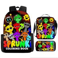 Sprunki Ritmo dėžės kuprinė pradinei mokyklai trečiai ir ketvirtai klasei lengva mokiniui mokyklinė kuprinė 17 inch backpack