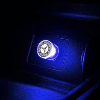 1 vnt. Sportinis USB LED automobilio žibintas Automobilio interjero atmosferos žibintas Mercedes Benz AMG W212 W205 W246 W177 W176 W213 GLC GLE GLS ML Pasveikinimo lazerinis logotipas