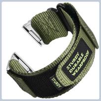 22mm 26mm Nailoninis dirželis, skirtas Garmin Fenix 8 47 51mm 7X 6 6X Pro 5 5XPlus 3 3HR QuickFit Apyrankė Išmaniajam laikrodžiui Forerunner 945 925 Juosta 26mm&S black