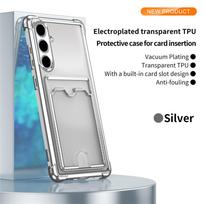 Dengta Piniginės Kortelės Lizdo Telefono Dėklas Skirtas Samsung A16 A15 A35 A55 A25 A26 A36 A56 A14 A34 A54 Atsparus Smūgiams Skaidrus Minkštas Dangtelis For Samsung A05S