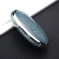 TPU Automobilio Išmaniojo Raktelio Dangtelis Hyundai Santa Fe Tucson 2022 Ioniq 5 Atos Prime Solaris 2021 Hyundai Palisade 5/7 Mygtukams 7 button key cover pilka