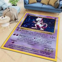 Pokémon kortelės Pikachu Charizard Squirtle spausdintas kilimas svetainei miegamajam sofos dekoravimui namų zona neslystanti kilimėlis žaidimų kilimėliai 40cm x 60cm