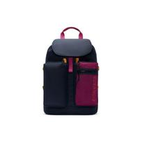 Converse Color Block Multi-Pocket Polyester Backpack Unisex backpacks Midnight-Blue 10019892-A02 Midnight Blue black