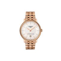 TISSOT Automatic Mechanical Movement Men's Watch 40mm White Dial Stainless Steel Case Steel Strap T122.407.33.031.00 White Dial white