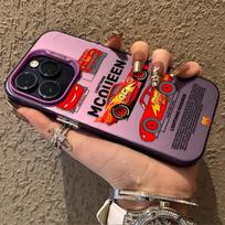 Karštas automobilis Žaibas Makvynas 95 Telefono dėklas iPhone 17 16e 16 15 14 13 12 11 mini Pro Max X XR XSMAX Air Plus Anti-drop Matinis iPhone 14 Pro