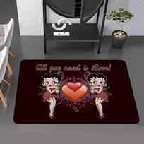 Animacija B-Betty B-Boop Vonios kilimėlis Vaikų kambario Miegamojo Dekoracija Balkono Neslystantis Durų kilimėlis Svetainės Sveikinimo kilimas 40x60cm gray