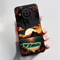 Dėklas Nokia X10 X20 X100 Telefonui Juodas Matinis Minkštas TPU Pilnai Apsaugantis Dangtelis Estetiškas Prabangus Mielas Šaunus Berniukams Mergaitėms Korpusas Nokia X20 black