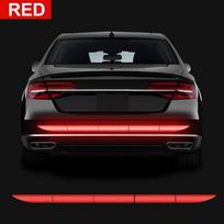 Automobilių šviesą atspindinčios juostos lipdukai Išorinė įspėjamoji juostelė Atšvaita juosta be pėdsakų Apsauginis automobilio lipdukas bagažinės kėbulo automobilių priedai raudona