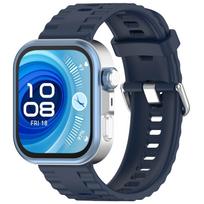 Originalus silikonas Huawei Watch Fit 4 pro 3 dirželiui Išmaniojo laikrodžio priedai Pakeičiama juosta Apyrankė Huawei Watch fit 4 juosta Huawei fit 4-4 pro blue