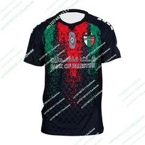 Club Deportivo Palestino 2026 Nauji Čilės Futbolo Marškinėliai Vyrams Moterims 3D Spausdinimas Greitai Džiūstantys Sportiniai Futbolo Treniruočių Marškinėliai Moto T-shirt XS black