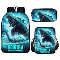 Godzilla vs. King Kong 2Godzilla x Kongnaujas mokinio kuprinės krepšys dėklas trijų dalių rinkinys three-piece set