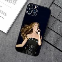 C-Celine Dion telefono dėklas Apple iPhone 15,14,13,12,11,XS,XR,X,8,7,Pro,Max,Plus,mini Silikoninis Juodas Dangtelis iPhone15pro black