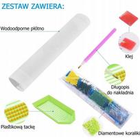 Deimantinės tapybos mozaika: Kalnai ir saulėlydis 5d rinkinys