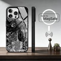 Berserk Guts Karštas Anime   Telefono dėklas iPhone17,16,15,14,13,12,11 Plus,Pro, Magnetinis su Magsafe Belaidžiu įkrovimu iPhone14Plus